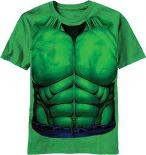 The Incredible Hulk Smash Juvy Costume Torso T Shirt
