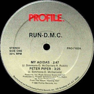 RUN DMC My Adidas/Peter 12 NEW VINYL Golden Era Profile Reissue 