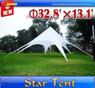 Outdoor 13.1 H Star Party Tent Canopy Shade Modern Marquee White 