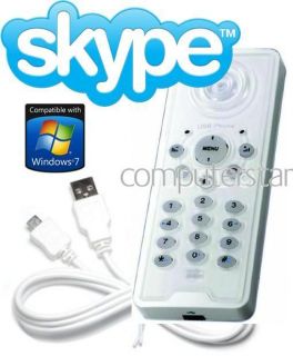 USB VOIP Skype Certified Internet Telephone Handset for PCs New UK