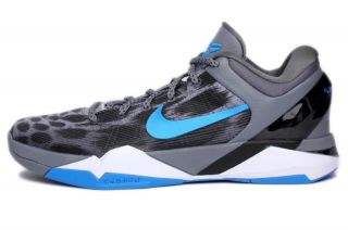 Nike Mens Zoom Kobe Vii System Grey Blue Black 488371 006