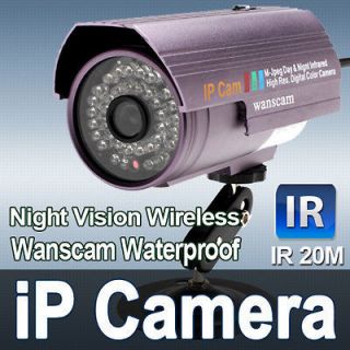   Wanscam Outdoor Waterproof Wireless IP Camera Cam 36LED IR Free DDNS