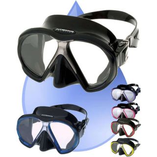 Atomic Aquatics Sub Frame Dive Mask with Ultra Clear Lenses   Black 