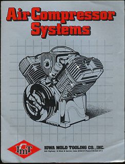 Iowa Mold Toolings Air Compressor Systems Sales Brochure   ca. 1979