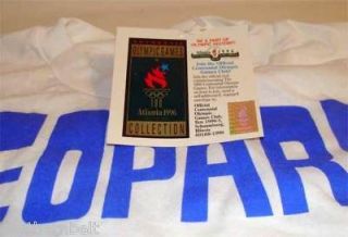 RARE 1996 Jeopardy Atlanta Olympics Tee Shirt XL NWT