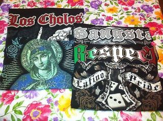 Large Black CHICANO, LOW RIDER CHOLO T shirt   Your choice. + $$ FREE 