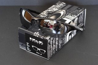   Half Jacket XLJ Sunglasses Jet Black w Black Iridium Lens in Box