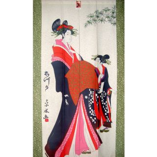 japanese kabuki fabric printing door curtain d2904 from china time