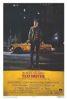 TAXI DRIVER MOVIE POSTER ~ STYLE A 27x40 Robert De Niro Martin 