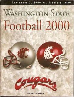 2000 Washington State University Vs. Stanford University Football Game 