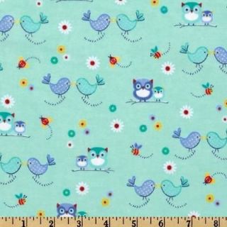 owl flannel fabric in Fabric