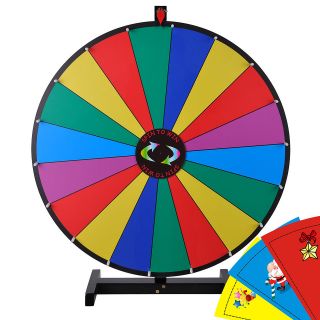   30 Color Prize Wheel of Fortune Trade Show Tabletop Spin Game