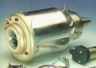CAD Mini Gas Turbine Jet Engine Plans on CD a