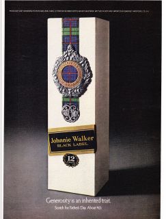 johnnie walker black label in Advertising