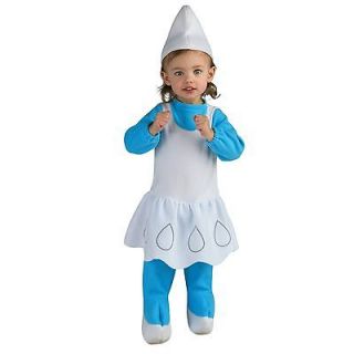 smurfette infant smurfs movie costume hat romper cartoon halloween 