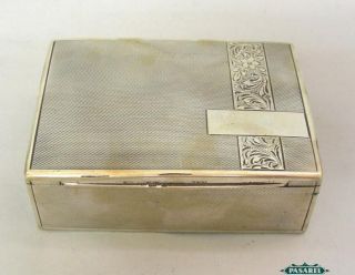 ANTIQUE FRENCH Gilded Spelter JEWELRY CASKET BOX 1900 GOLG Roses