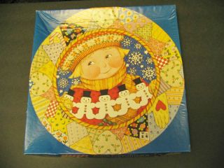 Springbok 500 Piece Circular Jigsaw Puzzle Mary Engelbreits Patchwork 