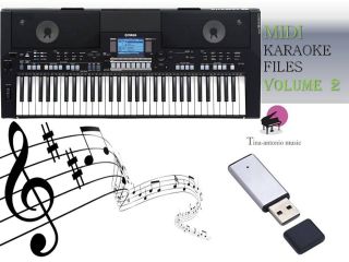 MIDI File Karaoke USB stick for PSR S550 NEW Volume 2
