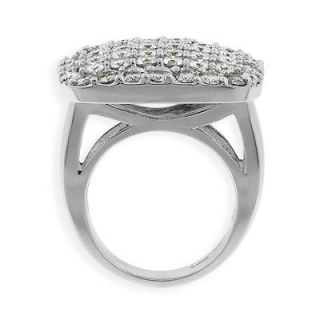20 TCWT Moissanite Fashion Bridge Design Ring Set in 14Kt White Gold