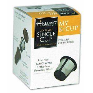 KEURIG SINGLE CUP MY K CUP RE USABLE COFFEE FILTER:NEW! SEALED! BIG 