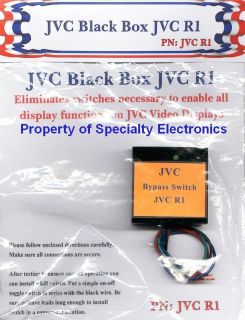JVC VIDEO BRAKE DVD BYPASS KW AV50 KW AV60 KW AV60BT KW AV70BT KWAV50 