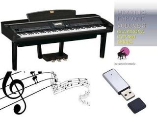 MIDI File Karaoke USB stick for CLAVINOVA CVP 500 SERIES Vol 3 NEW