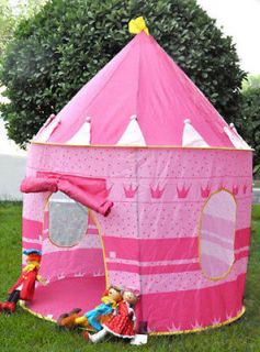   SHIP 2012 New Child Toy Pink Palace Castle In&Outdoor Kids Play Tent