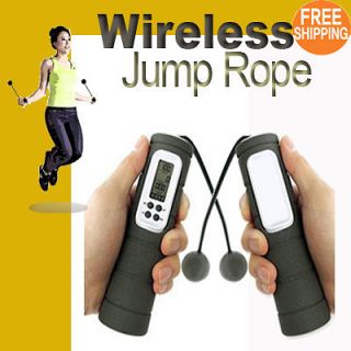 NEW Wireless Ropeless Diet Jump Jumping Rope Skipping Calorie Counter 