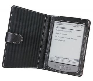   Black Leather Case for NEW  Kindle Latest Generation 6 WiFi 3G