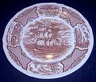 Alfred Meakin Melody BROWN Multicolor Dinner Plate