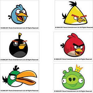 12 ANGRY BIRDS GAME Temporary Tattoos Party Goody Loot Bag Filler 