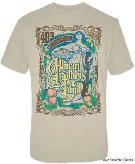Licensed The Allman Brothers Band Angel Adult Shirt S XXL