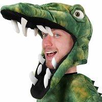 Adult Crocodile Hat Halloween Holida Costume Party (Size: Adult 