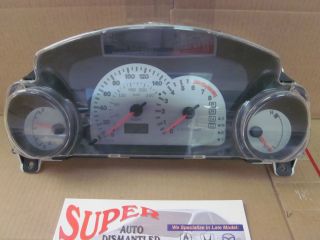   Eclipse Speedometer Cluster Miles N/A OEM (Fits: Mitsubishi Eclipse