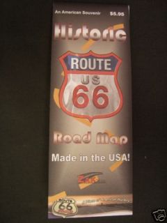 HISTORIC ROUTE 66 MAP CHICAGO TO LA 85th 2011 EDITION