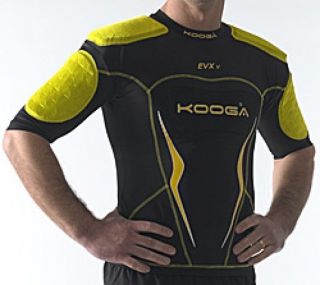 Kooga EVX V Rugby Shoulder Pads/ Body Protection For Union/ League IRB 