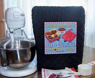 BLACK Kitchen Aid MIXER StanD cover CHOLCOLATE CANDY LOVER CAKE pocket 