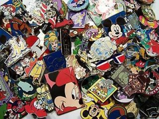DISNEY PINS 50 DIFFERENT PINS FAST USA SELLER CL, LE, HM & CAST PINS 