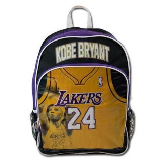 NBA Los Angeles Lakers # 24 Kobe Bryant Jersey 16 Backpack Bag NEW
