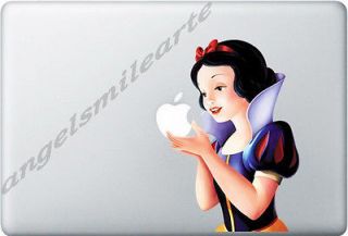 Snow White Apple Macbook AIR Pro 13 15 17 laptop decal sticker 