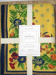 WILLIAMS SONOMA / PROVENCE TABLECLOTH YELLOW 70 X 108 OR 70 