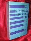 VINTAGE LAW BOOK   AUSTRALIAN MERCANTILE LAW CIRCA 1971 EDITOR P.E 