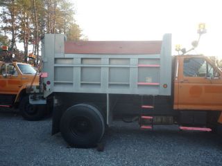 10 ten foot aluminum dump truck body box bed 32 high sides