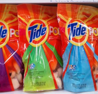 TIDE PODS LAUNDRY DETERGENT STAIN REMOVER BRIGHTENER ~ 3 SCENT CHOICES 