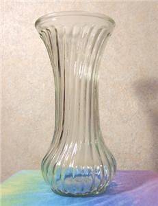 Vintage Small Swirl Hoosier Glass Vase 4083 #7 EUC