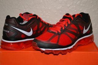 Nike Air Max 2012 GS Running Walking Shoes Black White Red 5Y 7Y 
