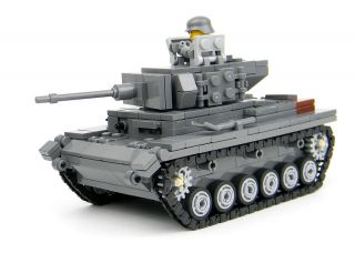   LEGO World War 2 German Panzer iii tank army builder complete set