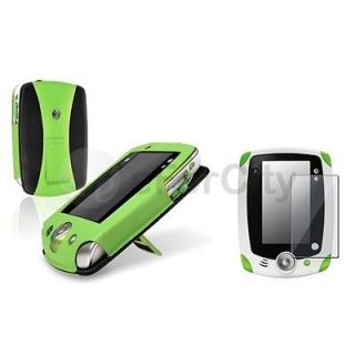   Leather Case+Clear Screen Protector Film Guard For LeapFrog Leappad 2