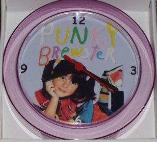 PUNKY BREWSTER Novelty Wall Clock 7 inch Girls **NEW**