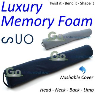   Travel Pillow Twist Support Cushion Roll Head Back Lumbar Neck Leg